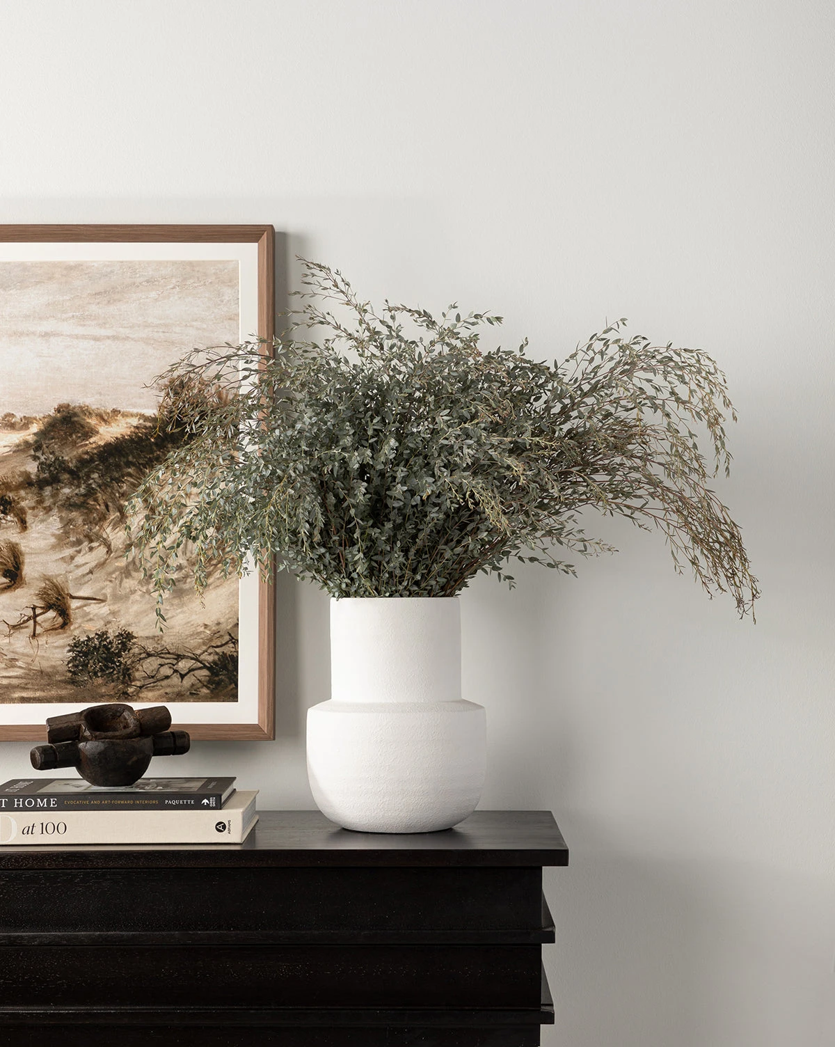 Smooth Matte White Glaze Vase 2 Smooth Matte White Glaze Vase - Image 2