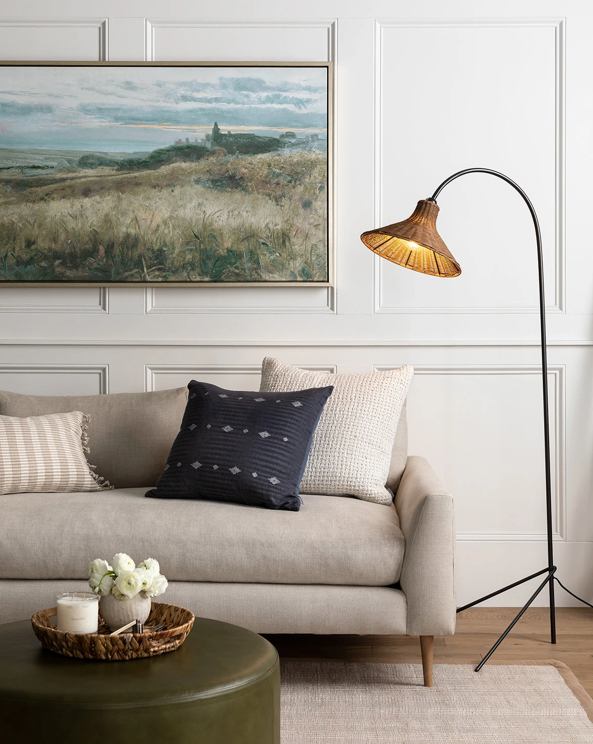 Johanson Woven Floor Lamp 2 Johanson Woven Floor Lamp - Image 2