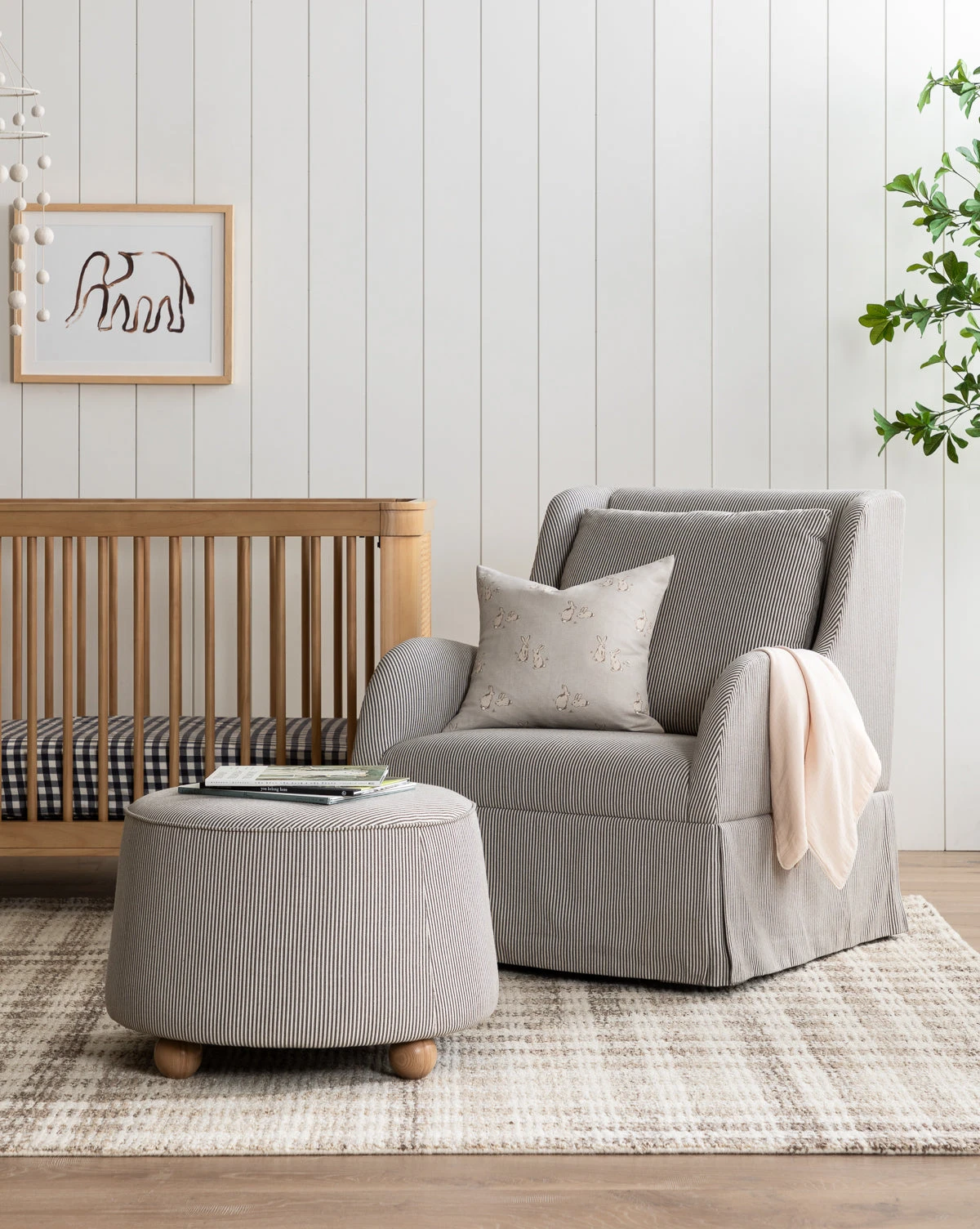 Bunnies Pillow Cover 3 Bunnies Pillow Cover - Image 3