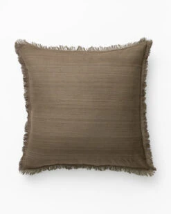 Abbey Silk Fringe Pillow Cover 12 Abbey Silk Fringe Pillow Cover -Home Improvement Shop AbbeySilkFringePillowCover MPLW0437 BWN 24X24 MAIN