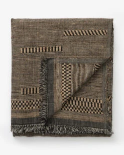 Anwar Woven Throw -Home Improvement Shop AnwarWovenThrow MBED0209 BLK OS D1