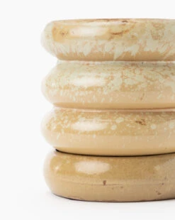 Butterscotch Stoneware Planter -Home Improvement Shop ButterscotchStonewarePlanter MDCR2479 TAN OS D1