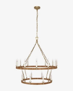 Darlana Wrapped Two-Tiered Chandelier -Home Improvement Shop DarlanaWrappedTwo TieredChandelier MLHT1775 ABN L T