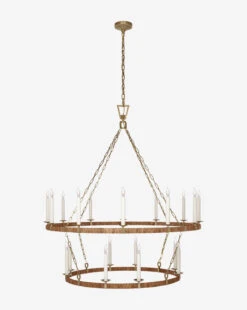 Darlana Wrapped Two-Tiered Chandelier -Home Improvement Shop DarlanaWrappedTwo TieredChandelier MLHT1775 ABN XL T