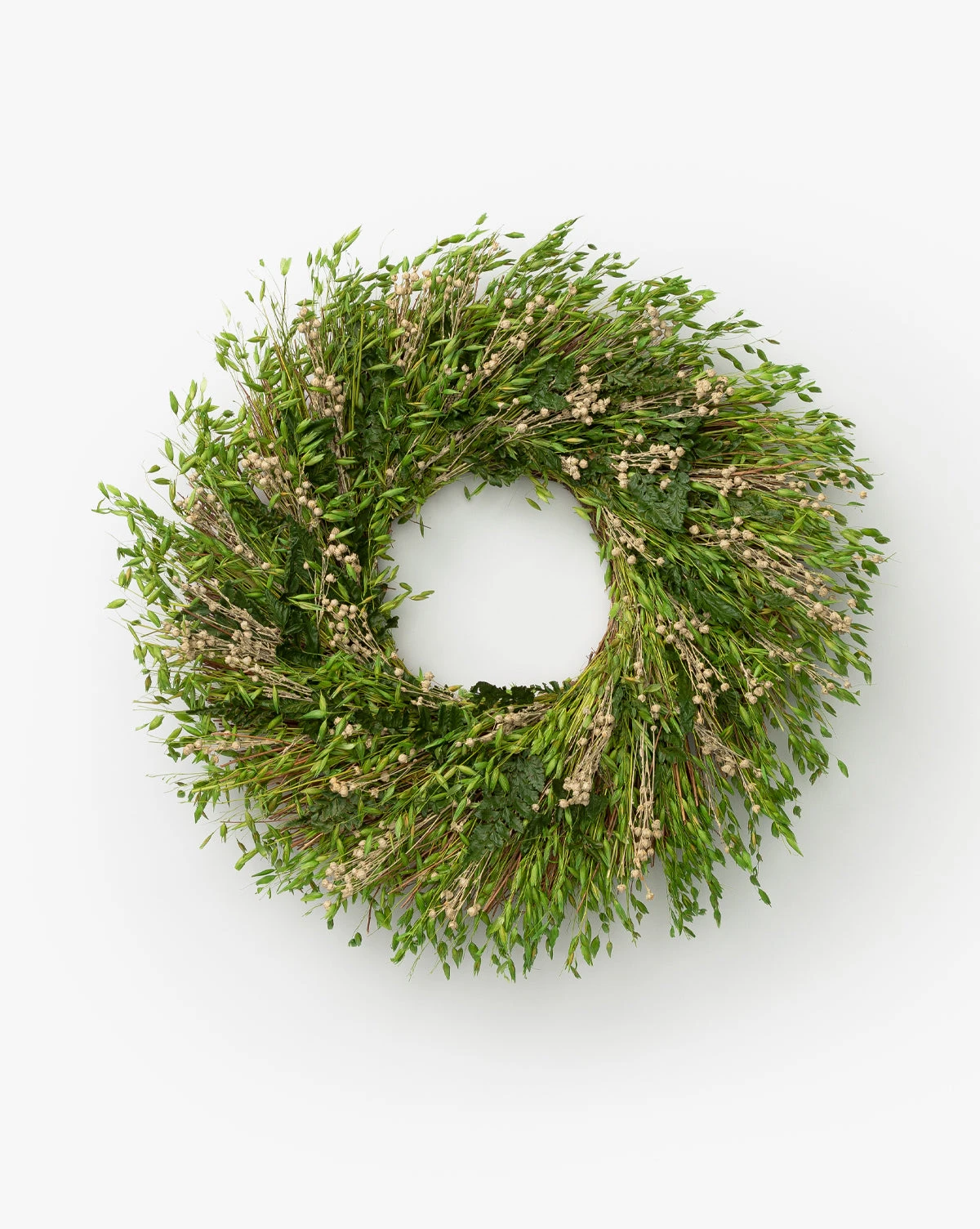 Easy Greens 22" Dried Wreath 1 Easy Greens 22" Dried Wreath