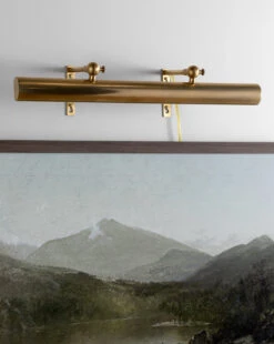 Frame Makers Plug-In Picture Light -Home Improvement Shop FrameMakers24 PictureLightInAntiqueBrass MLHT0660 ABR L MAIN