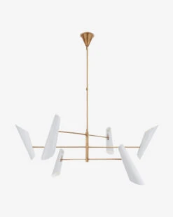 Franca Pivoting Chandelier 5 Franca Pivoting Chandelier -Home Improvement Shop FrancaPivotingChandelier MLHT0641 WHT L MAIN