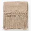 Fringed Alpaca Throw
