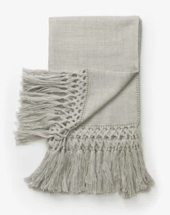 Fringed Alpaca Throw -Home Improvement Shop FringedAlpacaThrow MDCR1044 GRY 60x70 D1