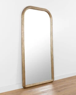 Giada Floor Mirror -Home Improvement Shop GiadaFloorMirror MMIR0271 GLD 42x84 D1