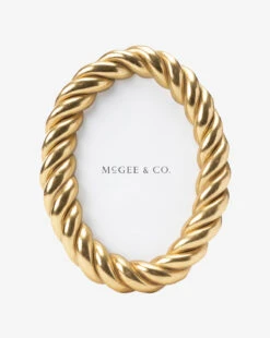 Gilded Rope Frame -Home Improvement Shop GildedRopeFrame MDCR2643 GLD M