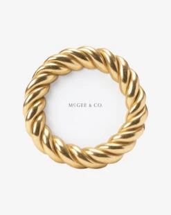 Gilded Rope Frame -Home Improvement Shop GildedRopeFrame MDCR2643 GLD S