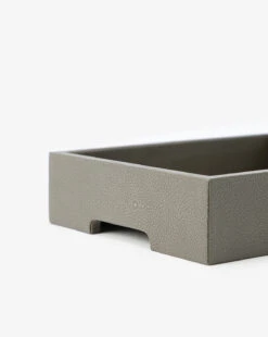 Gray Shagreen Tray 7 Gray Shagreen Tray -Home Improvement Shop GrayShagreenTray MDCR2449 GRY OS D1