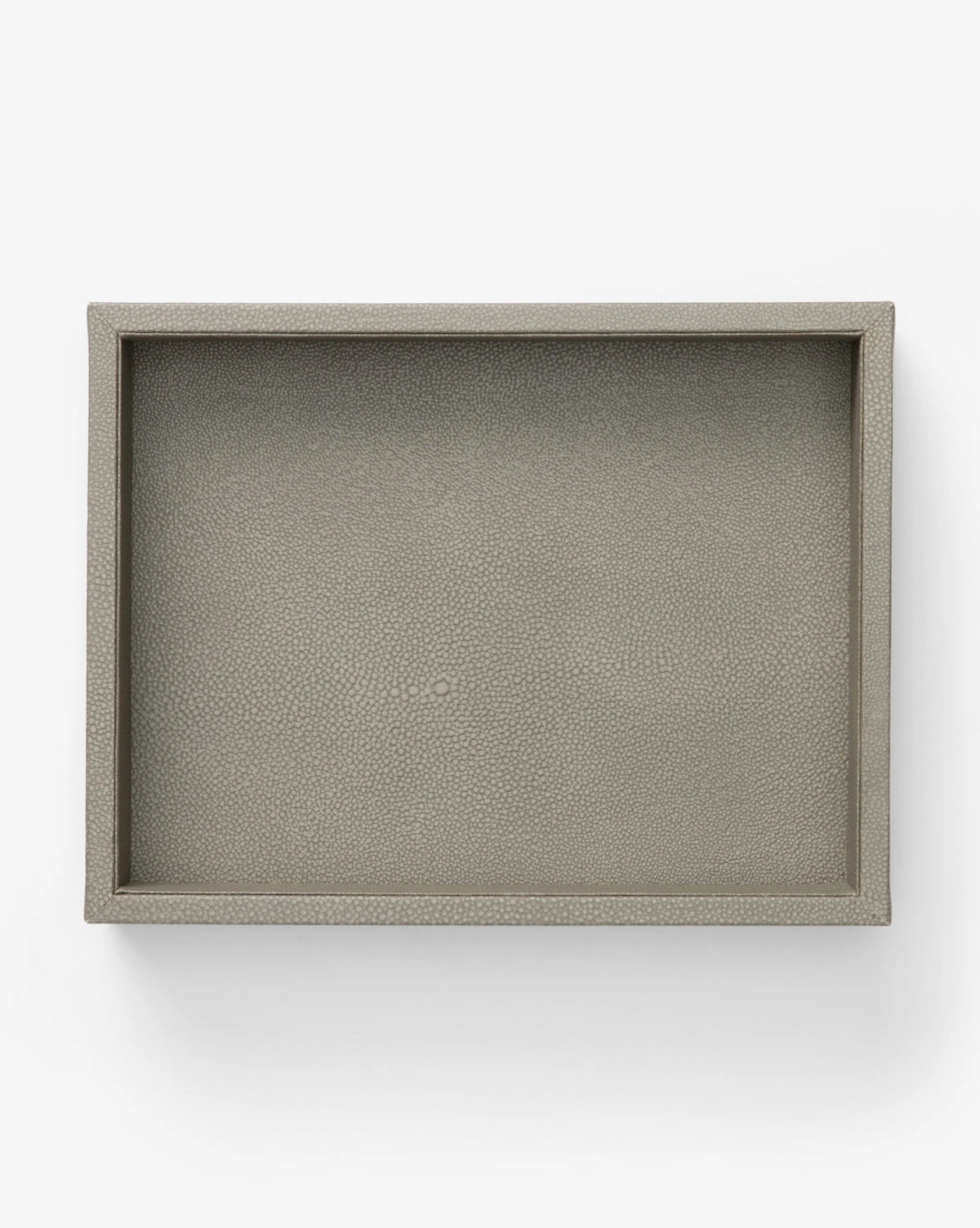 Gray Shagreen Tray 1 Gray Shagreen Tray