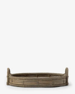 Graywash Wicker Tray -Home Improvement Shop GraywashWickerTray MDCR2393 NAT OS D1