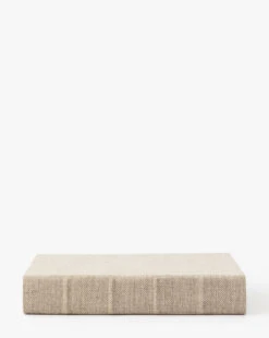 Handcrafted Linen Book -Home Improvement Shop HandcraftedLinenBook MDCR1716 NAT L D1 T