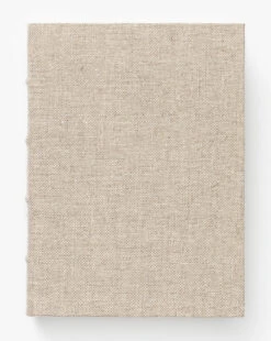 Handcrafted Linen Book -Home Improvement Shop HandcraftedLinenBook MDCR1716 NAT L MAIN T