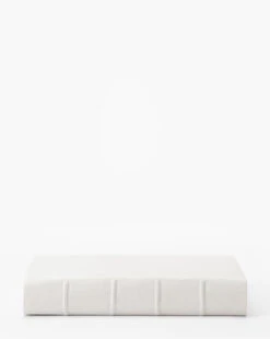 Handcrafted Linen Book -Home Improvement Shop HandcraftedLinenBook MDCR1716 WHT D1