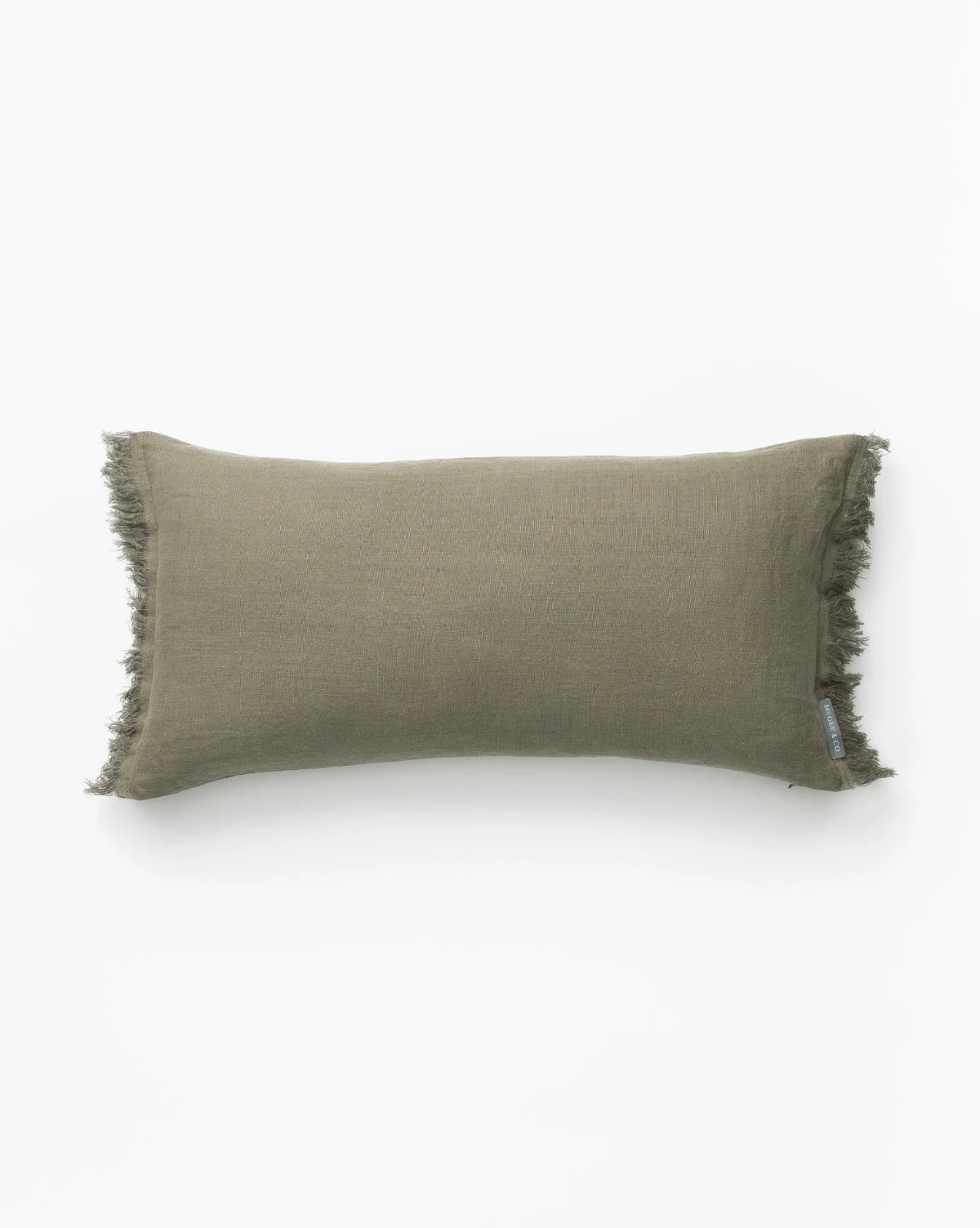 Hazelton Pine Fringed Pillow Cover 1 Hazelton Pine Fringed Pillow Cover
