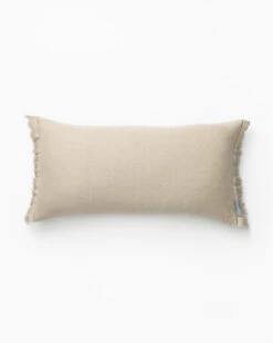 Hazelton Mushroom Fringed Pillow Cover -Home Improvement Shop HazeltonFringedPillowCover MPLW0909 MSH 12x24 MAIN