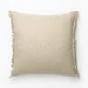 Hazelton Mushroom Fringed Pillow Cover