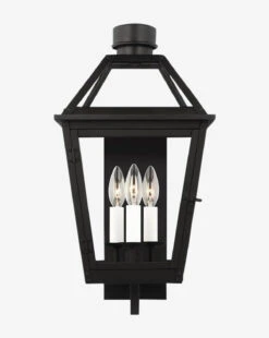 Hyannis Outdoor Wall Lantern -Home Improvement Shop HyannisOutdoorWallLantern MLHT1190 BLK M D1