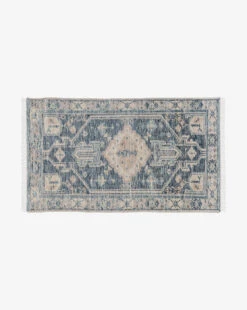 Inverness Hand-Knotted Wool Rug -Home Improvement Shop InvernessHand KnottedRug MRUG0826 BLU 3x5 1