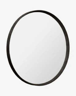 Jillian Round Faux Shagreen Mirror -Home Improvement Shop JillianRoundFauxShagreenMirror MMIR0306 MSH 32 D1
