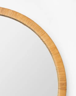 Jovie Woven Circle Mirror 5 Jovie Woven Circle Mirror -Home Improvement Shop JovieWovenCircleMirror MMIR0223 NAT D1