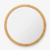 Jovie Woven Circle Mirror