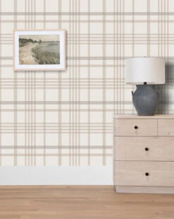 Rigby Plaid Print Wallpaper 9 Rigby Plaid Print Wallpaper -Home Improvement Shop KidsWallpaper 70 Rugby Plaid Neutral R1