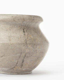 Leo Marble Vase -Home Improvement Shop LeoMarbleVase MDCR2436 GRY OS D1