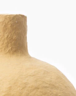 Long Necked Paper Mache Vase -Home Improvement Shop LongNeckedPaperMacheVase MDCR2482 YLW OS D1