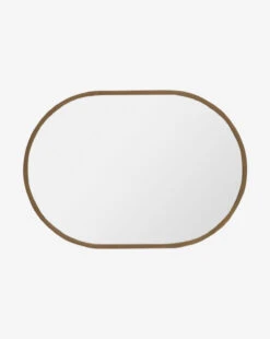 Lula Wall Mirror -Home Improvement Shop LukaWallMirror MMIR0275 BRS 24x34 D2