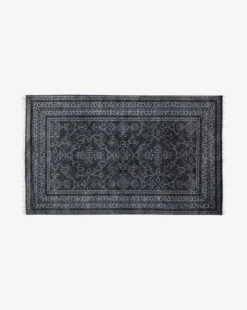 Kazan Hand-Knotted Wool Rug -Home Improvement Shop MRUG0495 NVY 3x5 KazanHand KnottedRug