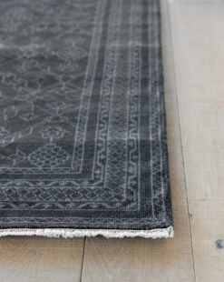 Kazan Hand-Knotted Wool Rug -Home Improvement Shop MRUG0495 NVY KazanHand KnottedRug D2