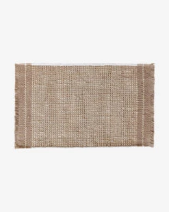 Girona Natural Handwoven Jute Flatweave Rug -Home Improvement Shop MRUG0500 NAT 2x3 GironaNaturalJuteRug
