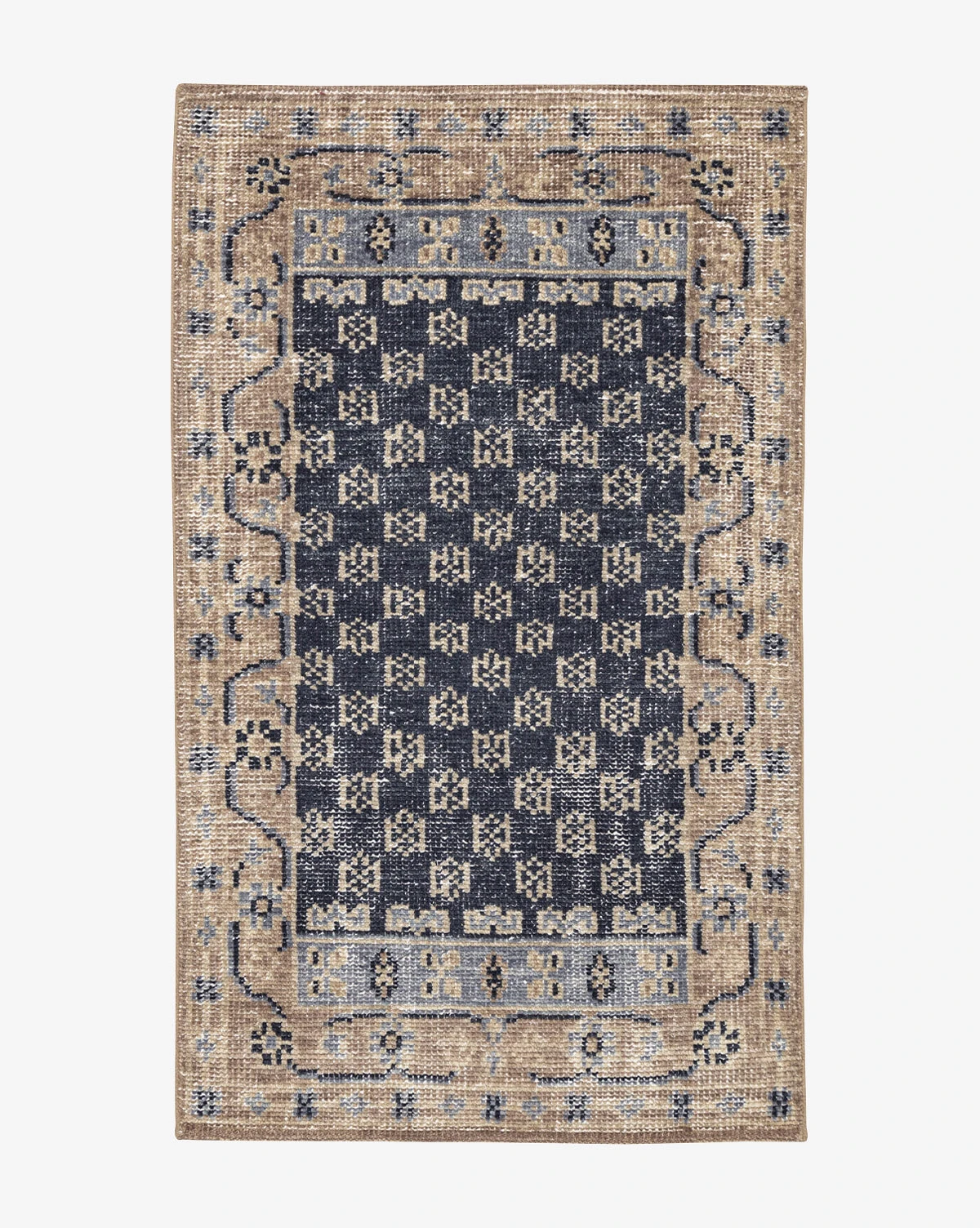Anya Indigo Hand-Knotted Wool Rug 8 Anya Indigo Hand-Knotted Wool Rug - Image 8