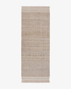 Girona Cream Handwoven Jute Rug -Home Improvement Shop MRUG0809 TAN 3x8 GironaCreamJuteRug