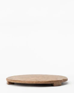 Mango Wood Carved Pedestal -Home Improvement Shop MangoWoodCarvedPedestal MKTN0561 BWN L