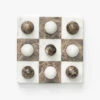 Marble Tic-Tac-Toe Board
