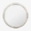 McNeil Whitewashed Round Mirror