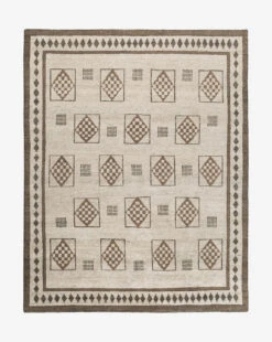 Melville Hand-Knotted Wool Rug -Home Improvement Shop MelvilleHand KnottedRugSwatch MSWT0337 BWN 8x10 T
