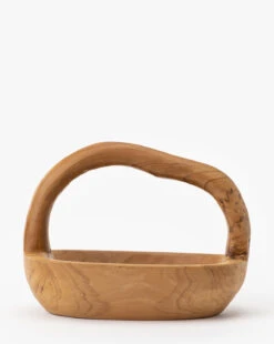 Home Improvement Shop 29 Organic Teak Wood Basket