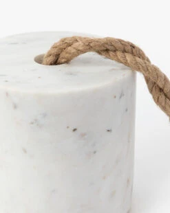 Orvin Marble Door Stopper 7 Orvin Marble Door Stopper -Home Improvement Shop OrvinMarbleDoorStopper MDCR2642 WHT OS D1