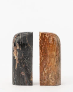 Petrified Wood Bookends (Set Of 2) 6 Petrified Wood Bookends (Set Of 2) -Home Improvement Shop PetrifiedWoodBookends Setof2 MDCR1994 BWN SET D1 T