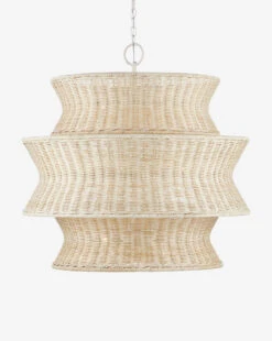 Phebe Rattan Chandelier