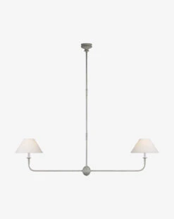 Piaf Large Two Light Linear Pendant -Home Improvement Shop PiafLargeLinearPendantSwedishGray1