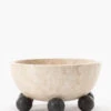 Noir Posie Marble Bowl