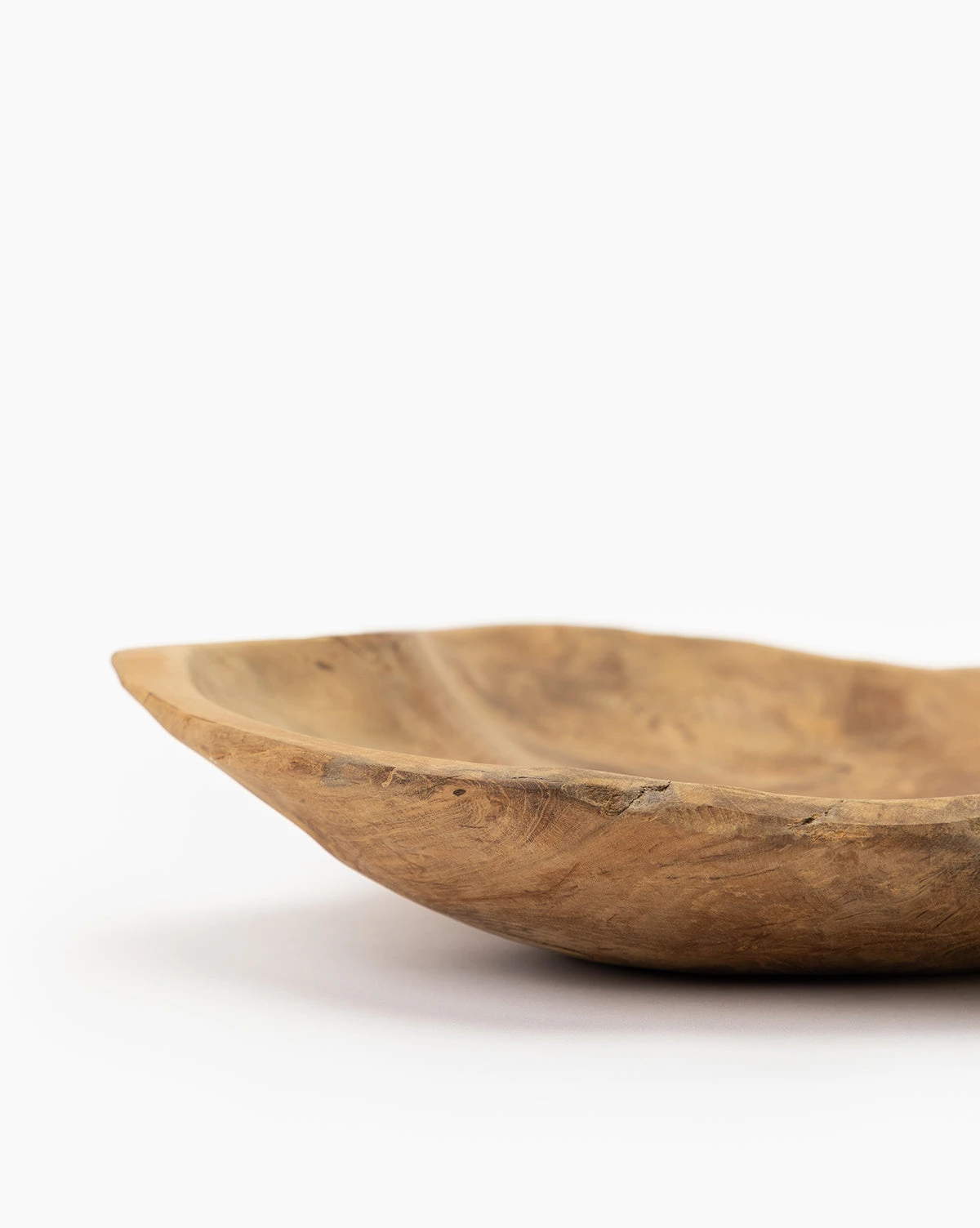 Raw Edge Teak Bowl 7 Raw Edge Teak Bowl - Image 7